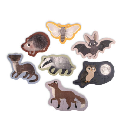 Filibabba Puzzle świecące w ciemności - Forest friends - obrazek 3