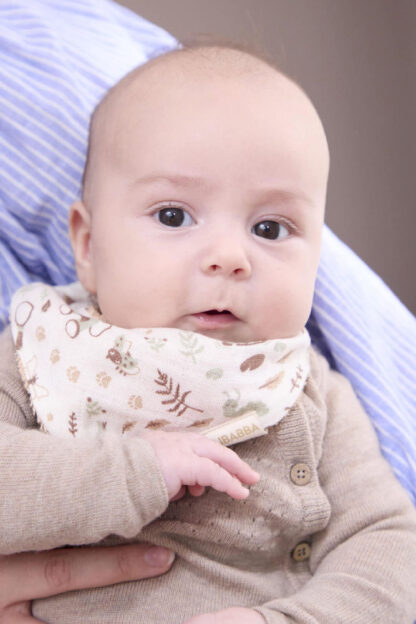 Filibabba Śliniak bandana 2 szt. Little Wonders + Warm Grey - obrazek 5