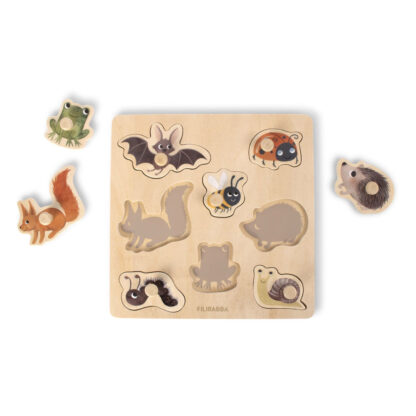 Filibabba Puzzle drewniane Forest friends - obrazek 3