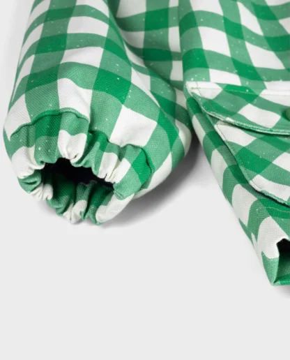 KID STORY Wiatroszczelna i wodooporna parka Green Grid - obrazek 7