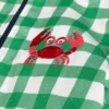 KID STORY Wiatroszczelna i wodooporna parka Green Grid - obrazek 4