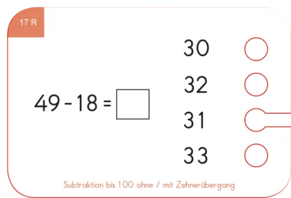 Wiem To Odejmowanie w Zakresie 100. Karty Wiem To - obrazek 2