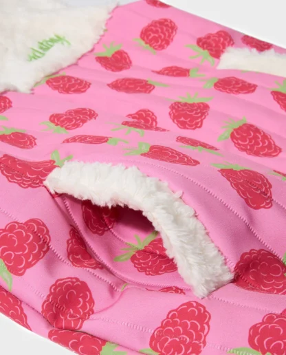 KID STORY Kamizelka Teddy z bawełny organicznej Raspberrie Blush - obrazek 5
