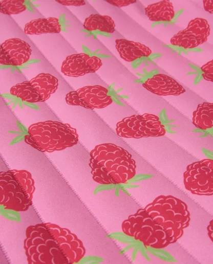 KID STORY Kamizelka Teddy z bawełny organicznej Raspberrie Blush - obrazek 4