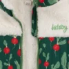 KID STORY Kamizelka Teddy z bawełny organicznej Forest Blush - obrazek 4