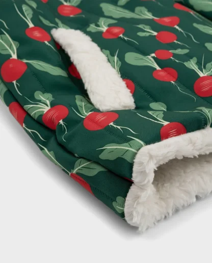 KID STORY Kamizelka Teddy z bawełny organicznej Forest Blush - obrazek 3