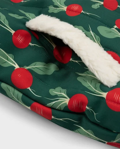 KID STORY Kamizelka Teddy z bawełny organicznej Forest Blush - obrazek 2