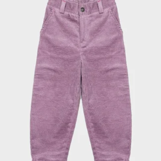 KID STORY Spodnie sztruksowe Lilac Bloom