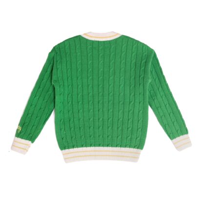 KID STORY Sweterek z bawełny organicznej Green Pelican - obrazek 3