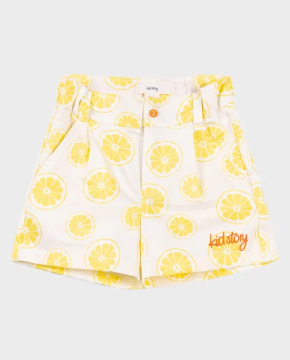 KID STORY Zestaw Koszula z krótkim rękawkiem i spodenki Lime Paradise - obrazek 8