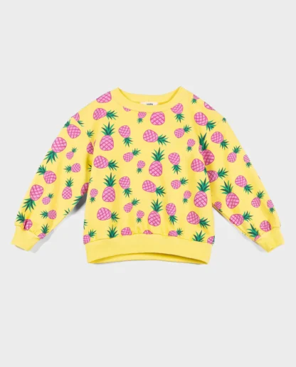KID STORY Komplet Bluza i krótkie spodenki Sweet Pineapple - obrazek 8