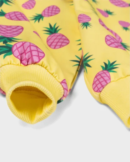 KID STORY Komplet Bluza i krótkie spodenki Sweet Pineapple - obrazek 3