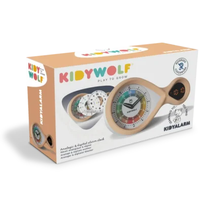 Kidywolf Budzik edukacyjny KIDYALARM Melonowy - obrazek 2