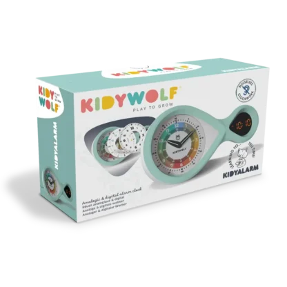Kidywolf Budzik edukacyjny KIDYALARM Zielony - obrazek 2