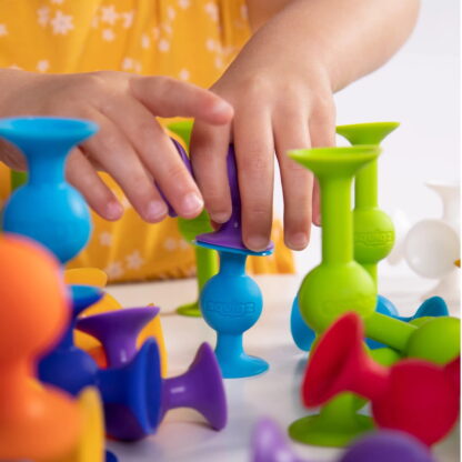 Fat Brain Toys Klocki Przyssawki Squigz Zestaw Delux - obrazek 16