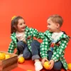 KID STORY Wiatroszczelna i wodooporna parka Green Grid - obrazek 11