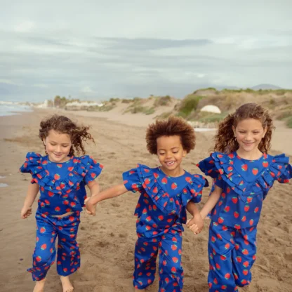 KID STORY Zestaw Bluzeczka z krótkim rękawem i spodnie Juicy Strawberry - obrazek 7