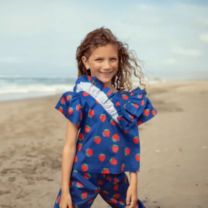 KID STORY Zestaw Bluzeczka z krótkim rękawem i spodnie Juicy Strawberry - obrazek 8