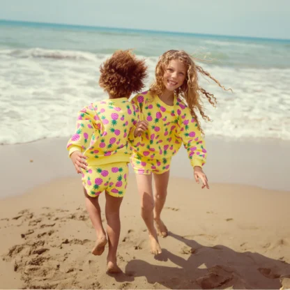 KID STORY Komplet Bluza i krótkie spodenki Sweet Pineapple - obrazek 11