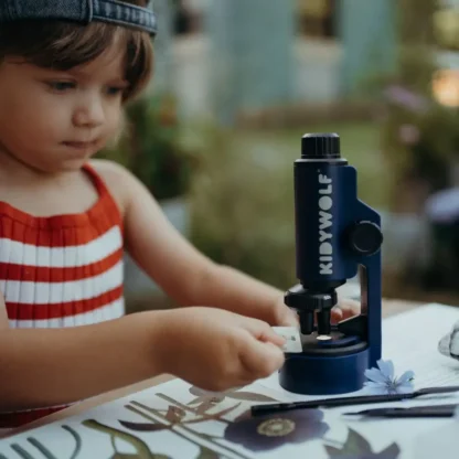 Kidywolf Przenośny mikroskop KIDYMICROSCOPE Granatowy - obrazek 10