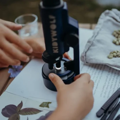 Kidywolf Przenośny mikroskop KIDYMICROSCOPE Granatowy - obrazek 7