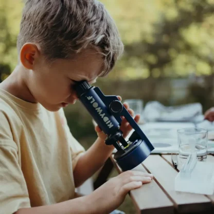 Kidywolf Przenośny mikroskop KIDYMICROSCOPE Granatowy - obrazek 5