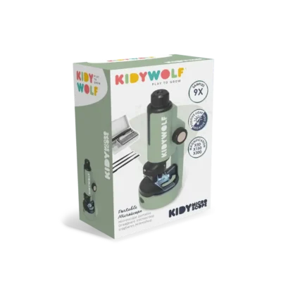 Kidywolf Przenośny mikroskop KIDYMICROSCOPE Zielony - obrazek 2