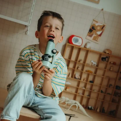 Kidywolf Przenośny mikroskop KIDYMICROSCOPE Zielony - obrazek 9