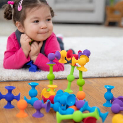 Fat Brain Toys Klocki Przyssawki Squigz Zestaw Delux - obrazek 17