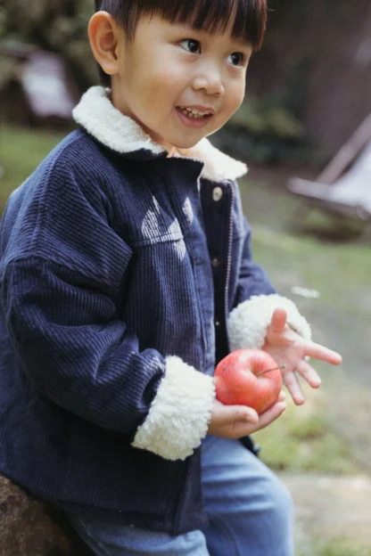 KID STORY Kurtka Teddy Storm Blue - obrazek 5