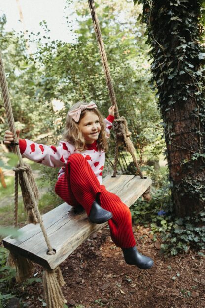 KID STORY Spodnie Merino Sweet Heart - obrazek 7