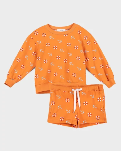 KID STORY Komplet Bluza i krótkie spodenki Summer Resort - obrazek 2