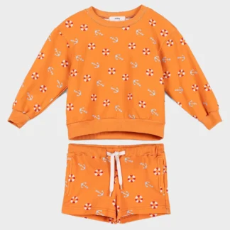 KID STORY Komplet Bluza i krótkie spodenki Summer Resort