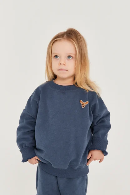 Roe & Joe Bluza minimalistyczna Denim - obrazek 4