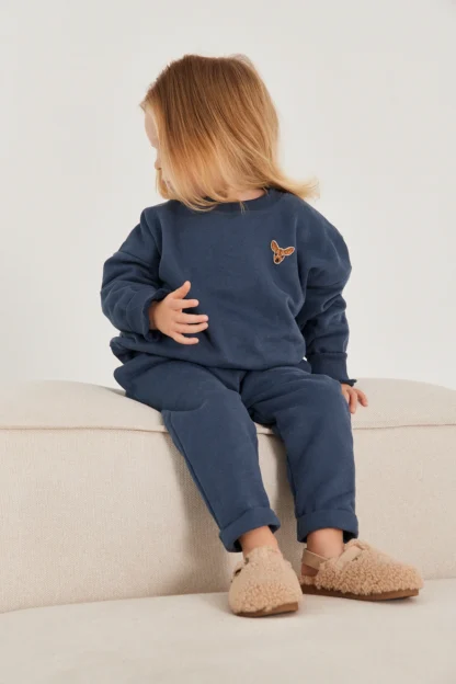 Roe & Joe Bluza minimalistyczna Denim