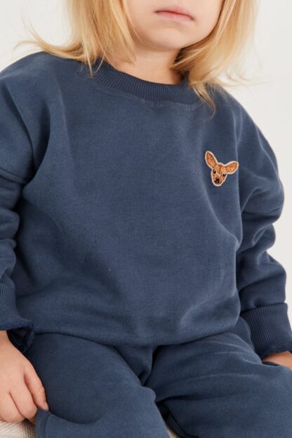 Roe & Joe Bluza minimalistyczna Denim - obrazek 2