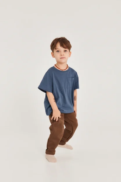 Roe & Joe Koszulka z krótkim rękawem Denim - obrazek 3