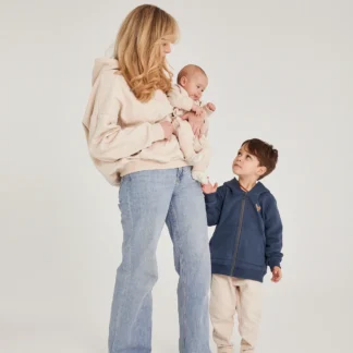 Roe & Joe Bluza zapinana na suwak z kapturem Denim
