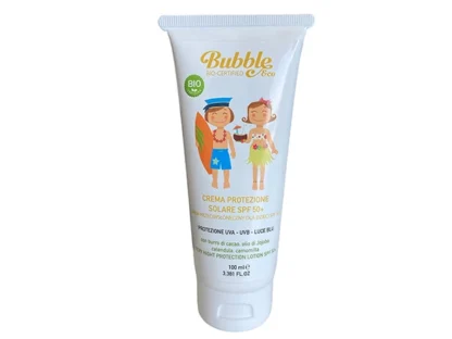 BUBBLE&CO Organiczny krem przeciwsłoneczny dla dzieci SPF50+ 100 ml 0m+ - obrazek 2