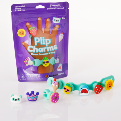Fat Brain Toys Biżuteria Plip Charms Zestaw Turkusowy