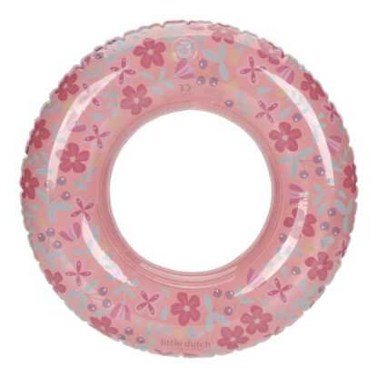 Little Dutch Koło do pływania Pink Flowers 50 cm - obrazek 2