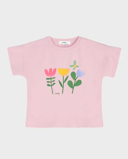 KID STORY T-Shirt z bawełny organicznej Pink Blash - obrazek 2