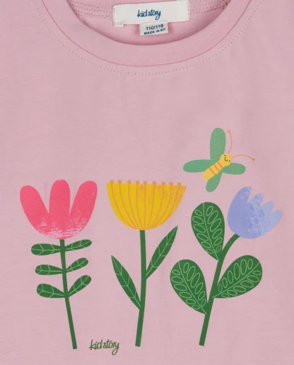 KID STORY T-Shirt z bawełny organicznej Pink Blash - obrazek 4