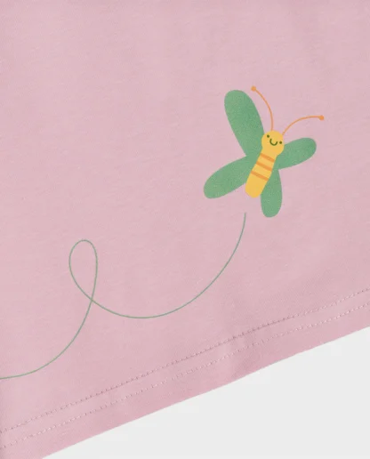 KID STORY T-Shirt z bawełny organicznej Pink Blash - obrazek 6