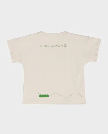 KID STORY T-Shirt z bawełny organicznej Light Sand - obrazek 3