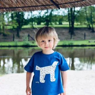 KID STORY T-Shirt z bawełny organicznej Playful Puppy