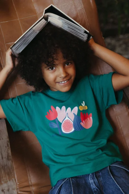 KID STORY T-Shirt z bawełny organicznej Green