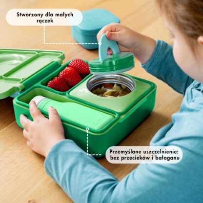 OMIE OMIEBOX Lunch box z termosem Apple Green - obrazek 6