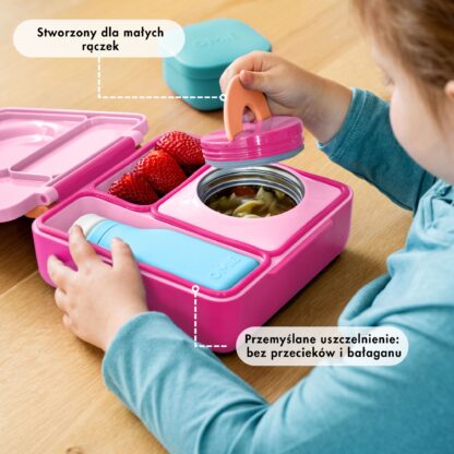 OMIE OMIEBOX Lunch box z termosem Pixie Pink - obrazek 6