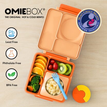 OMIE OMIEBOX lunch box z termosem Poppy Orange - obrazek 7